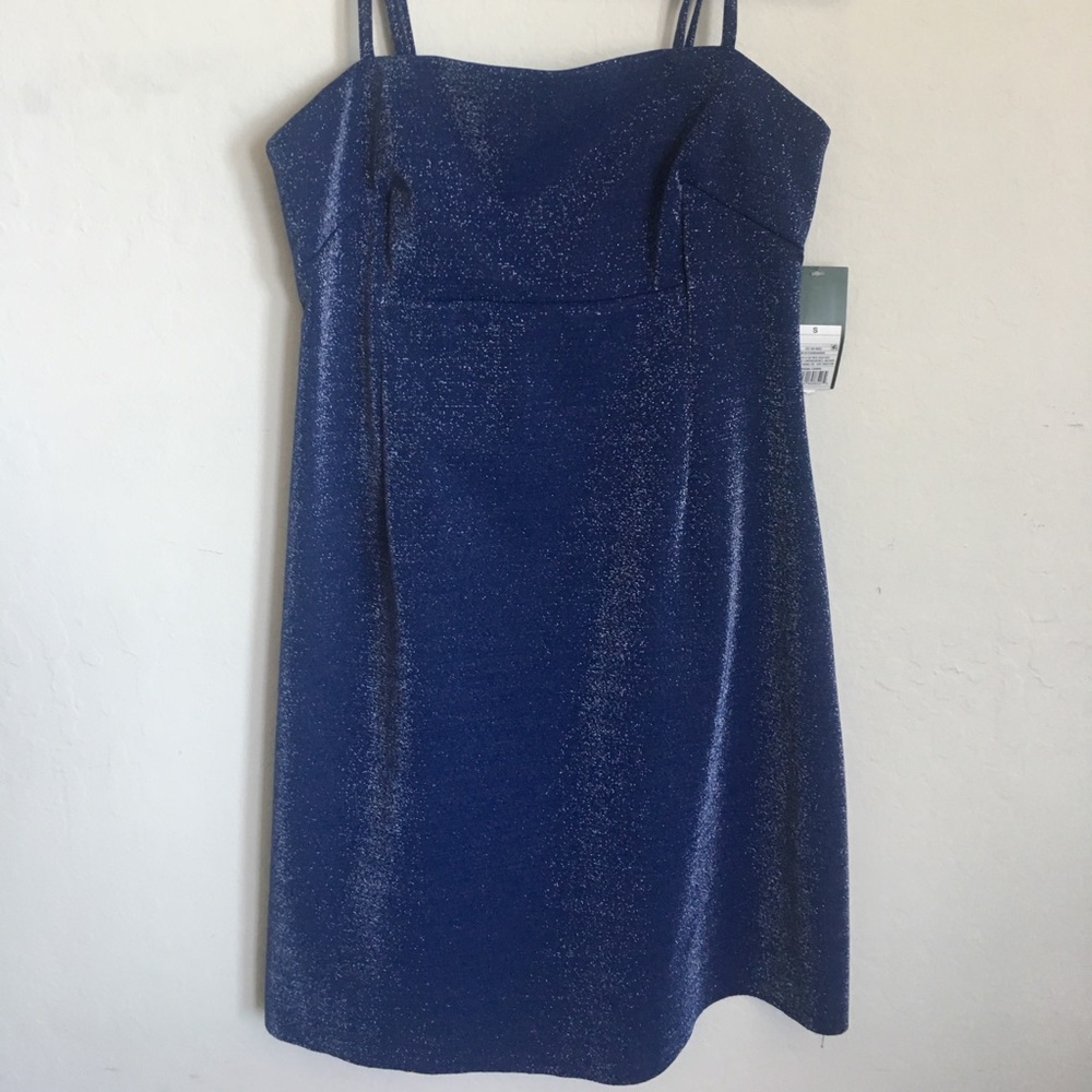 Wild fable blue sparkly dress size small